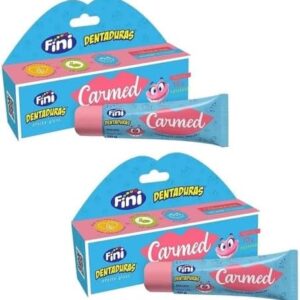 Kit 2 Unidades Hidratante Labial Carmed Fini Dentaduras